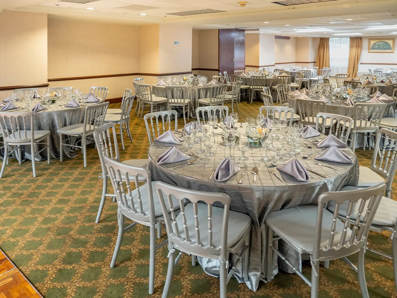 Salón Rufino Tamayo montado para una boda